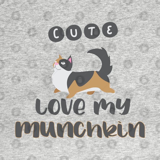 Love my munchkin cat by artsytee